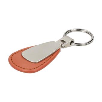 Key fob "Cardiff" oval Brown