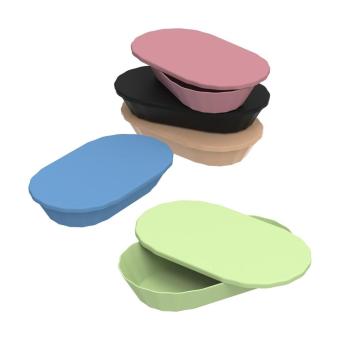 Snack bowl "ToGo" with lid Black