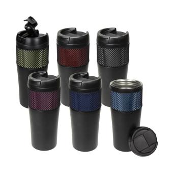 Insulated mug "Temptation", large Black matte