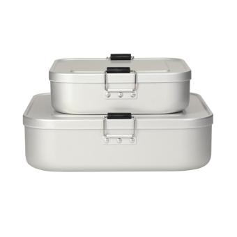 Vorratsdose "Quadrado", small Silber