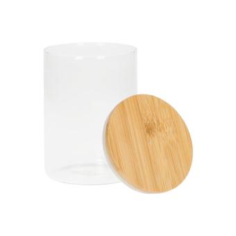 Glasbehälter "Bamboo", 0,65 l Transparent
