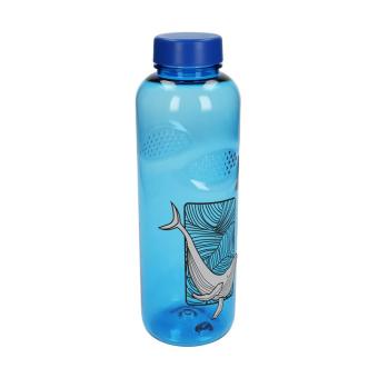 Drink bottle Carve "Refresh" clear-transparent, 1.0 l Transparent blue