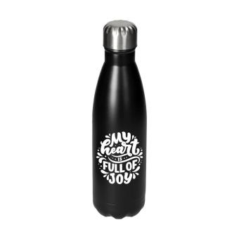 Vakuum Flasche "Colare" 0,5 l Schwarz/schwarz
