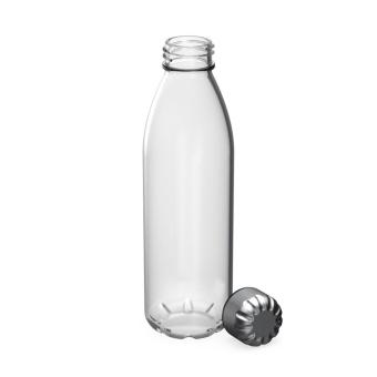 Glass bottle "Colare", 0.60 l Transparent green