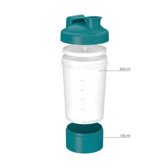 Shaker "Protein", Pro 1, 0,40 l Transparent