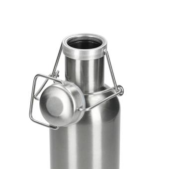 Trinkflasche "Denali", 0,8 l Silber