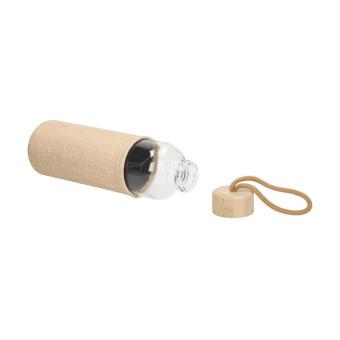 ﻿Glass bottle with cover "Natural", 0.70 l Transparent