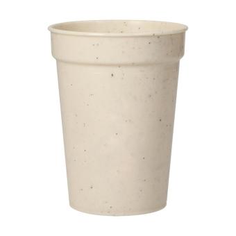 Drinking cup "Deposit" 0.3 l, ISCC certified Fawn