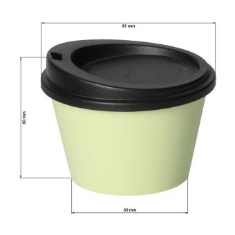 Coffee mug "ToGo", 0.1 l Black