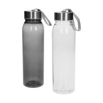 Drinking bottle Active "Pure", 650 ml Transparent black