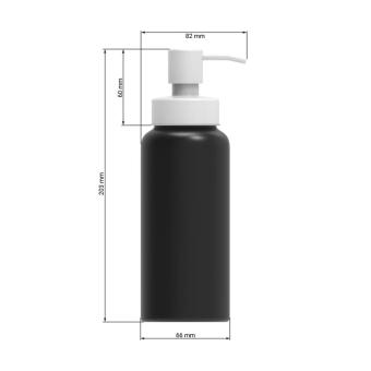Aluminiumseifenspender "Deluxe" Schwarz/schwarz