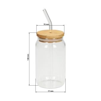 Drinking glass "Tropical", 460ml Nature