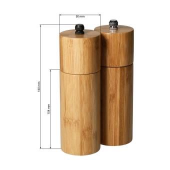 Salt and pepper mill set "Grind" Nature