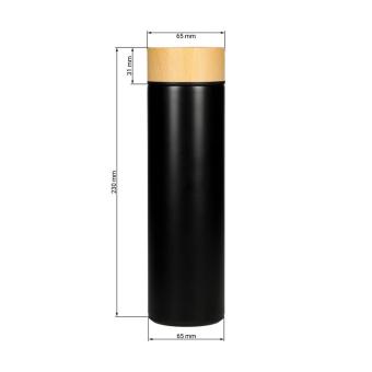 Vakuumflasche "Astana", 450 ml Schwarz