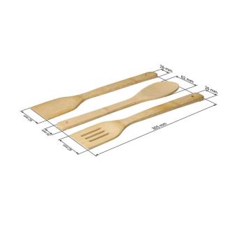 Kochbesteck "Yanoda", 3er Set Natur