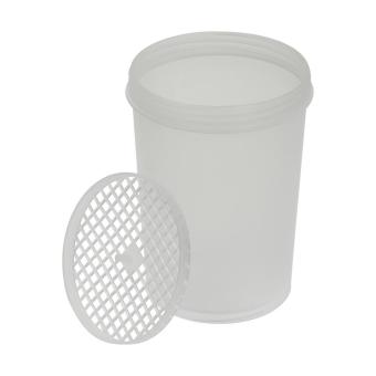 Shaker "Energy", 0.40l Transparent grey