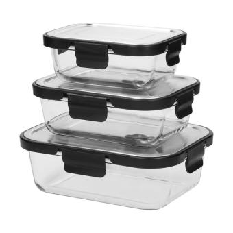 Glasbox "LOKA", 370 ml Schwarz