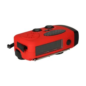 Crank radio with torch "Volt" Aztec blue