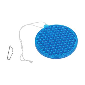 Reflector "Round" Transparent red