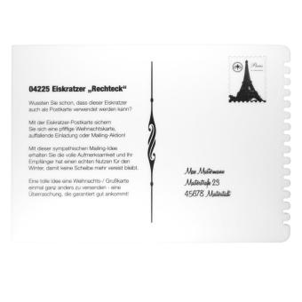 Ice scraper "Square" Black