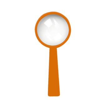 Magnifying glass with handle "Handle 4 x" 