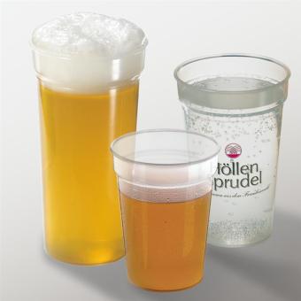 Trinkbecher "Pfand" 0,4 l Milchig-transparent