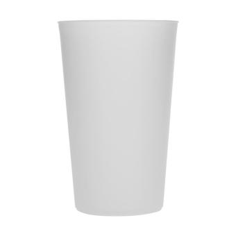 Drinking cup "Returnable" 0.4 l Milky transparent