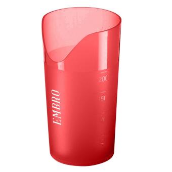 Trinkbecher "Ergonomie" 0,2 l Milchig-transparent