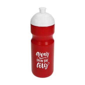 Water bottle "Fitness" 0.7 l with suction lock American red