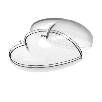 Deko-Dose "Mini-Herz" Transparent