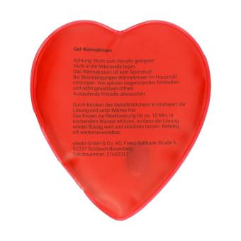 Gel-Wärmekissen "Herz" Rot