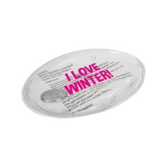 Gel heating pad "Oval", large Transparent