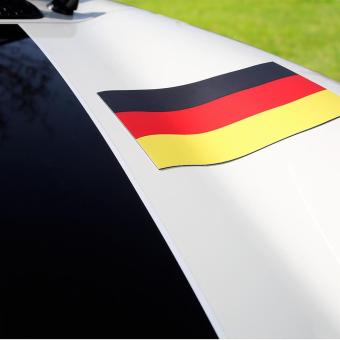 Automagnet "Flagge" mittel Deutschland Farben