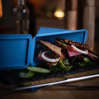 Sandwich box "ToGo" Brown