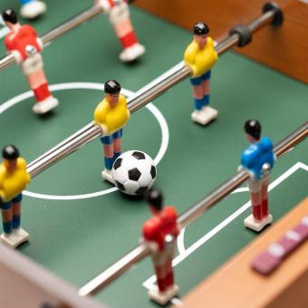 Tischkicker "Mini Soccer" Braun
