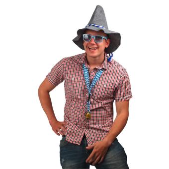 Spaßbrille "Bavaria" Weiß/grün