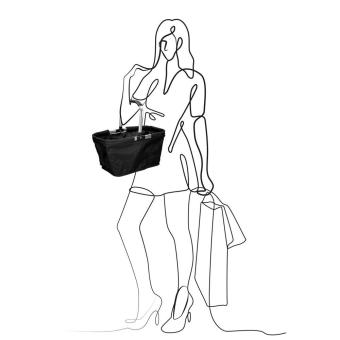 Shopping basket "Vigo" Black