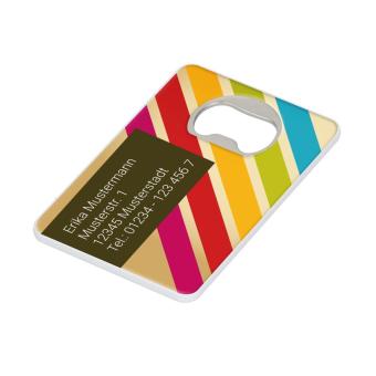 Untersetzer "Card" Weiß