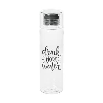 Trinkflasche "Acqua" Tritan Transparent grau