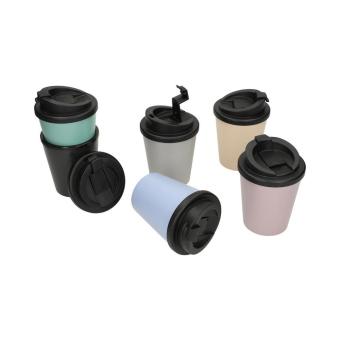 Kaffeebecher "Premium Deluxe" small aus anteilig biob. Kunststoff Schieferblau