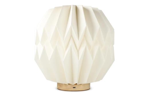 Coollux foldable Origami-inspired paper LED lamp Luna 25cm Nature