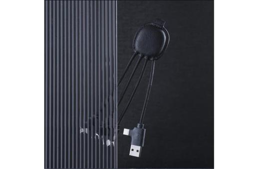 4000 | Xoopar Iné Smart Charging cable with NFC Schwarz