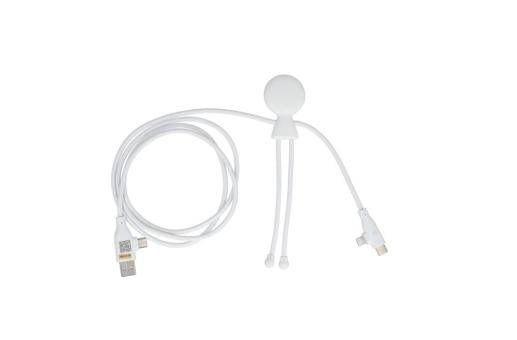 Enjoy Technology Xoopar Mr. Bio Lang 60 W PD Multi-Ladekabel 1.2 Meter Weiß