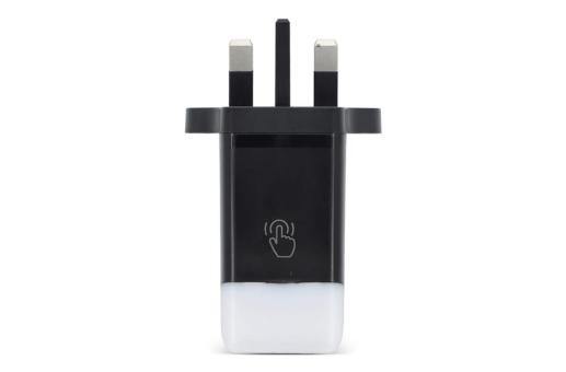 Xoopar ICE-G 65W GaN Power Adapter with UK Plug Black