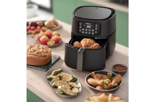 Enjoy Technology HD9285|Philips Airfryer XXL Connected + Backform Schwarz