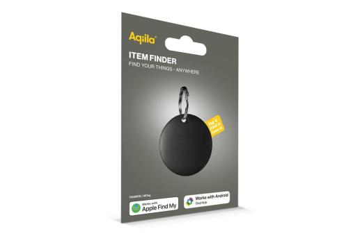 Aqiila Tagbird Waterproof Tracker with Keyring Black
