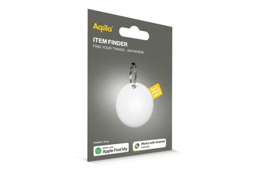Aqiila Tagbird Waterproof Tracker with Keyring White