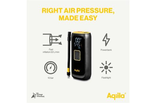 Enjoy Technology Aqiila Airbird C4 tragbarer Kompressor Schwarz