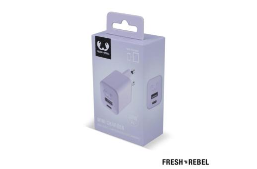 2WC30 I Fresh 'n Rebel Mini Charger USB-C + A PD // 30W Lila