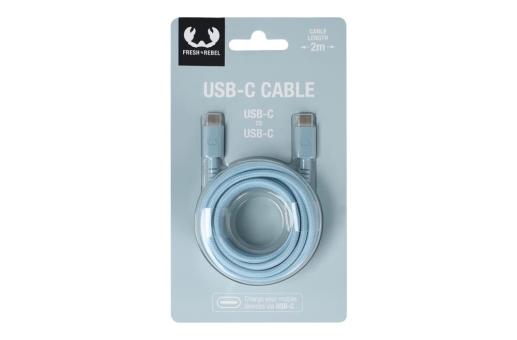 2UCC200 | Fresh 'Rebel USB-C to USB-C cable 2.0m Aztec blue